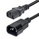 StarTech.com 4.5m (15ft) Power Extension Cord, C14 to C13 PDU Power Cord, 15A 250V, 14AWG, AC Power Cable for PDU/Power Supply, KEMA-KEUR 