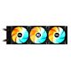 GIGABYTE GAMING 360 Liquid CPU Cooler- 3x120mm ARGB Fans, slide-in interlocking mechanism, DAISY-CHAIN, Intel LGA 1851 and AMD AM5 Compatible