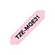Brother TZEMQE31 label-making tape Black on pink TZe