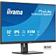 iiyama ProLite 32’’ QHD IPS technology panel with RJ45 (LAN), KVM Switch and USB-C Dock with 95W power delivery