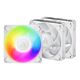 ARCTIC Freezer P12 Pro A-RGB (White) - 3 Pack 120 mm A-RGB PWM Fan with Cable Splitter