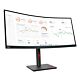 Lenovo ThinkVision T34w-30 computer monitor 86.4 cm (34") 3440 x 1440 pixels Wide Quad HD LED Black