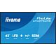 iiyama LH4375UHS-B2AG Signage Display Digital signage flat panel 108 cm (42.5") LCD Wi-Fi 500 cd/m² 4K Ultra HD Black Built-in processor Android 11 24/7