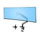 StarTech.com Monitor Desk Mount for up to 49in 32:9 Ultrawide Curved Screens, Mechanical Spring Arm, C-Clamp/Grommet, Tool-Less Adjustment, Max 44lb/20kg