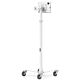Compulocks iPad Pro M4 11" (2024), Apex Enclosure Rolling Cart - Rise Freedom Extended White