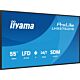 iiyama LH5575UHS-B2AG Signage Display Digital signage flat panel 138.7 cm (54.6") LCD Wi-Fi 500 cd/m² 4K Ultra HD Black Built-in processor Android 11 24/7