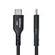 StarTech.com 1ft (30cm) USB-A to USB-C Charging Cable, Charge & Sync, 3A, USB 2.0, TPE Jacket - Black USB Charging Cord