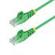 StarTech.com 15m Green Slim CAT6 Ethernet Cable, Snagless, 100W PoE, UTP, LSZH, 28AWG Pure Bare Copper Wire, Slim RJ45 Network Patch Cord w/Strain Reliefs, Individually Tested