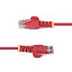 StarTech.com 2.5m Red Slim CAT6 Ethernet Cable, Snagless, 100W PoE, UTP, LSZH, 28AWG Pure Bare Copper Wire, Slim RJ45 Network Patch Cord w/Strain Reliefs, Individually Tested
