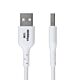 StarTech.com 6.6ft (2m) USB-A to USB-C Charging Cable, Charge & Sync, 3A, USB 2.0, TPE Jacket - White USB Charging Cord