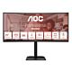 AOC E4 CU34E4CV computer monitor 86.4 cm (34") 3440 x 1440 pixels UltraWide Quad HD LCD Black