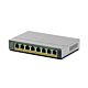 NETGEAR GS108EPP Unmanaged Gigabit Ethernet (10/100/1000) Power over Ethernet (PoE) Desktop/Wall-Mounting Grey
