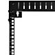 StarTech.com 15U 19" Wall Mount Network Rack - 12" Deep 2 Post Open Frame Server Room Rack for Data/AV/IT/Computer Equipment/Patch Panel with Cage Nuts & Screws 200lb Capacity, Black