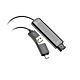 HP Poly DA75 USB to QD Black Adapter TAA