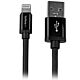 StarTech.com 2 m (6 ft.) USB to Lightning Cable - Long iPhone / iPad / iPod Charger Cable - Lightning to USB Cable - Apple MFi  - Black