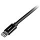 StarTech.com 2 m (6 ft.) USB to Lightning Cable - Long iPhone / iPad / iPod Charger Cable - Lightning to USB Cable - Apple MFi  - Black