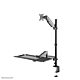 Neomounts DS90-325BL1 Sit-stand workstation desk 17-32" - gas spring
