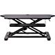 StarTech.com Corner Sit Stand Desk Converter with Keyboard Tray - Large Surface (35" x 21") - Height Adjustable Ergonomic Desktop/Tabletop Standing Workstation - Supports Dual Monitors