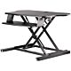 StarTech.com Corner Sit Stand Desk Converter with Keyboard Tray - Large Surface (35" x 21") - Height Adjustable Ergonomic Desktop/Tabletop Standing Workstation - Supports Dual Monitors