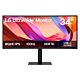 LG 34" IPS Ultrawide QHD Monitor computer monitor 86.4 cm (34") 3440 x 1440 pixels UltraWide Quad HD LCD Black