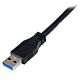 StarTech.com 1m (3ft)  SuperSpeed USB 3.0 A to Micro B Cable - M/M