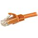 StarTech.com 1m CAT6 Ethernet Cable - Orange CAT 6 Gigabit Ethernet Wire -250MHz 100W PoE RJ45 UTP Network/Patch Cord Snagless w/Strain Relief Individually Tested