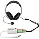 StarTech.com White headset adapter for headsets with separate headphone / microphone plugs - 3.5mm 4 position to 2x 3 position 3.5mm M/F