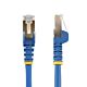 StarTech.com 3m CAT6a Ethernet Cable - 10 Gigabit Shielded Snagless RJ45 100W PoE Patch Cord - 10GbE STP Network Cable w/Strain Relief - Blue Individually Tested/Wiring is UL /TIA