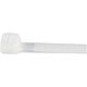 StarTech.com 10"(25cm) Cable Ties - 1/8"(4mm) wide, 2-5/8"(68mm) Bundle Diameter, 50lb(22kg) Tensile Strength, Nylon Self Locking  Ties w/ Curved Tip - 94V-2/UL Listed, 100 Pack - White