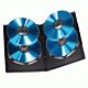 Hama DVD Quad Box, Black, Package of 5 pieces 4 discs