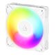 ARCTIC Freezer P12 Pro Reverse A-RGB (White) - 3 Pack - 120 mm A-RGB PWM Fan with Cable Splitter