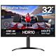 LG 32IN 4K UHD 3840X2160 VA computer monitor 81.3 cm (32") 3840 x 2160 pixels 4K Ultra HD LCD Black
