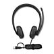 Lenovo VoIP Headset 5000 Wired Head-band Office/Call center USB Type-C Black