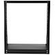 StarTech.com 2-Post 12U Heavy-Duty Desktop Server Rack, Small Open Frame 19in Computer Rack, Compact Network Rack for AV / Studio / Data / IT Equipment, TAA Compliant - Free Standing Two-Post Home/Office Rack