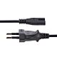 StarTech.com 3m (10ft) Laptop Power Cord, EU Plug to C7, 2.5A 250V, 18AWG, Laptop Replacement Cord, Printer Power Cable, Laptop Charger Cord, Laptop Power Brick Cord, Black