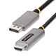 StarTech.com 6ft (2m) DisplayPort to HDMI Adapter Cable, 8K 60Hz, 4K 144Hz, HDR10, DP 1.4 to HDMI 2.1 Active Video Converter, DisplayPort Desktop to HDMI Monitor, M/M - DisplayPort to HDMI Cord
