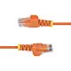 StarTech.com 50cm Orange Slim CAT6 Ethernet Cable, Snagless, 100W PoE, UTP, LSZH, 28AWG Pure Bare Copper Wire, Slim RJ45 Network Patch Cord w/Strain Reliefs, Individually Tested