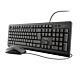 Trust TKM-250 keyboard Mouse included Universal USB QWERTY UK English Black