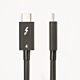 StarTech.com 1.6ft Thunderbolt 4 Cable - 40Gbps - 100W PD - 4K/8K Video - Intel- Thunderbolt Cable - Compatible w/USB 4/Thunderbolt 3/USB 3.2/USB Type-C/DisplayPort