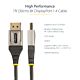 StarTech.com 1ft (30cm) DisplayPort 1.4 Cable - 8K 60Hz HDR10 - Ultra HD 4K 120Hz Video - DP 1.4 Cable / Cord - For Monitors/Displays - DisplayPort to DisplayPort Cable - M/M