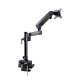 StarTech.com Desk Mount Monitor Arm, Up to 40-inch Screen/17.6lb (8kg), Mechanical Spring-Assisted Arm, C-Clamp/Gmet, Top-Down Installation, Toolless Adjustment