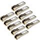 StarTech.com HP J8177C Compatible SFP Transceiver ule - 1000BASE-T - 10 Pack~10 pack HPE J8177C Compatible SFP ule - 1000BASE-T - SFP to RJ45 Cat6/Cat5e - 1GE Gigabit Ethernet SFP - RJ-45 100m - HPE 1810, 1820, 2530