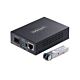 StarTech.com Gigabit Ethernet Copper-to-Fiber Media Converter, SM LC, 20km, 10/100/1000 Mbps, RJ45 to LC, Full Metal, 9K Jumbo Frames, TAA Compliant