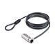 StarTech.com Slim Lock Noble Wedge® Slot Compatible, 5ft (1.5m) Locking Cable, Desk Anti-Theft Security For Laptop/Notebook, Cut-Resistant Steel Cable, Combo Lock