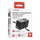 Verbatim Charge 'n' Travel 70W 2C retractable Universal Travel Adapter Black