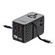 Verbatim Charge 'n' Travel 70W 2C retractable Universal Travel Adapter Black