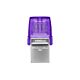 Kingston Technology DataTraveler 128GB microDuo 3C 200MB/s dual USB-A + USB-C