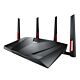 ASUS DSL-AC88U wireless router Gigabit Ethernet Dual-band (2.4 GHz / 5 GHz) Black