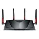 ASUS DSL-AC88U wireless router Gigabit Ethernet Dual-band (2.4 GHz / 5 GHz) Black