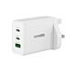 j5create JUP3365F-FN 65W GaN USB-C® 3-Port Charger - UK